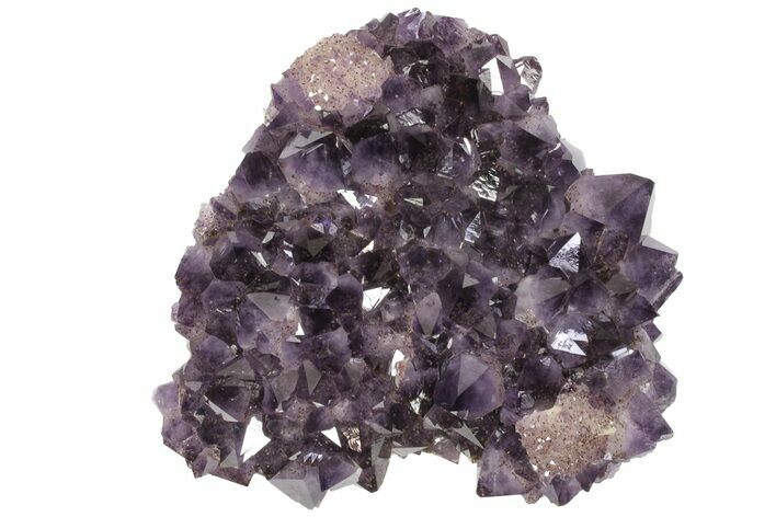 Dark Purple Amethyst Cluster - Large Points #211961